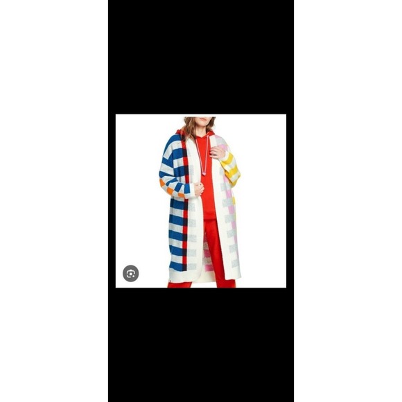 Lego Sweaters - Lego X Target Colorful Lego Block Stripe Long Cardigan Wool Blend size medium